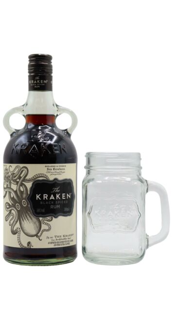 Kraken - Black Spiced Rum (Includes Mason Jar)