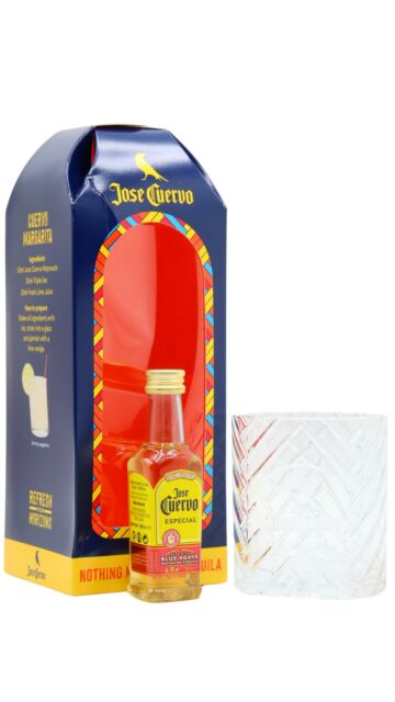 Jose Cuervo - Especial Tequila Miniature & Glass Gift Pack