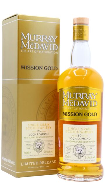 Loch Lomond - Murray McDavid Mission Gold Series Armagnac Puncheon Finish 1996 26 year old Whisky