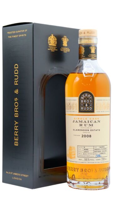 Clarendon - Berry Bros & Rudd - Single Barrel #8 Jamaican 2008 15 year old Rum