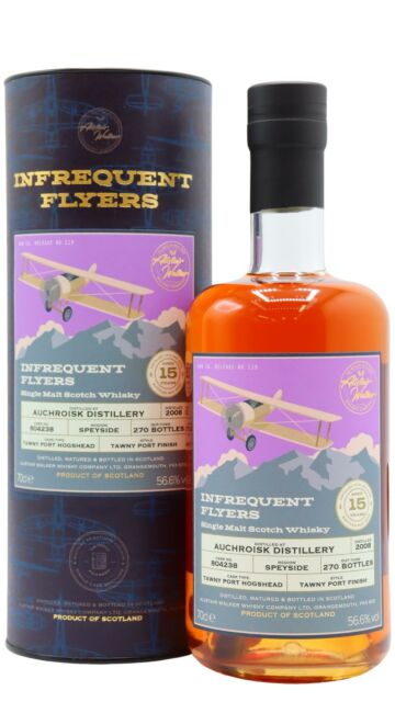 Auchroisk - Infrequent Flyers Single Port Cask #804238 2008 15 year old Whisky