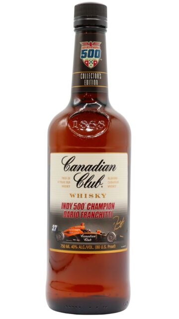 Canadian Club - 2007 Indianapolis 500 Dario Franchitti Collector's Edtion Whisky