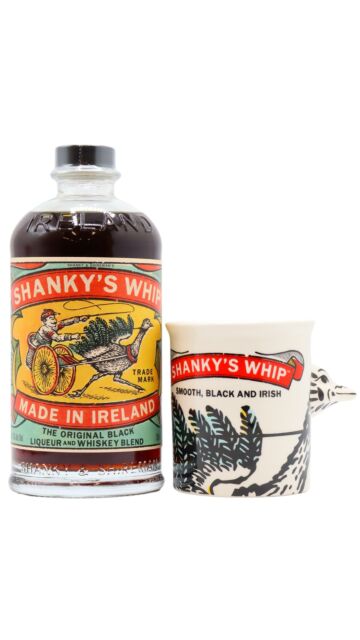 Shanky's Whip - Black Irish Whiskey Liqueur (Includes Branded Mug)