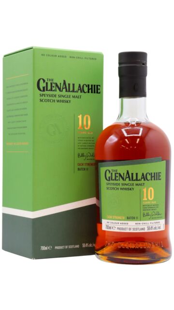 GlenAllachie - Cask Strength Batch #11 Single Malt Scotch 10 year old Whisky