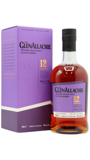 GlenAllachie - Speyside Single Malt Scotch 12 year old Whisky