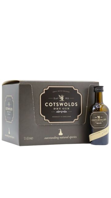 Cotswolds - Dry Gin Miniatures (12 x 5cl)