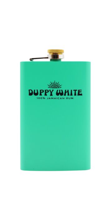 Duppy White Hip Flask