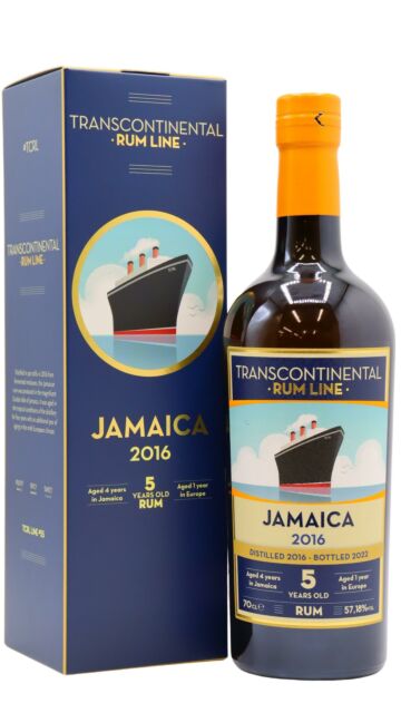 Transcontinental Rum Line - Jamaica 2016 5 year old Rum