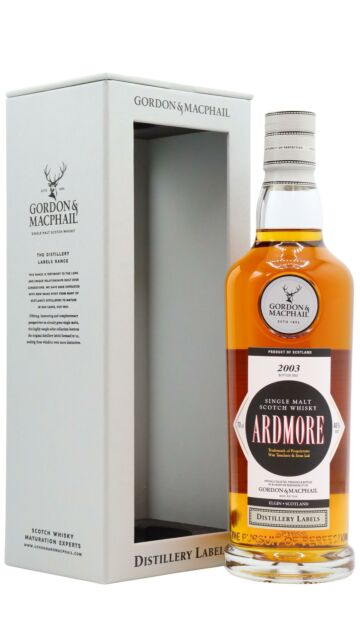Ardmore - Gordon & MacPhail Distillery Labels Single Malt Scotch 2003 18 year old Whisky