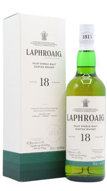 Laphroaig - Islay Single Malt Scotch 18 year old Whisky