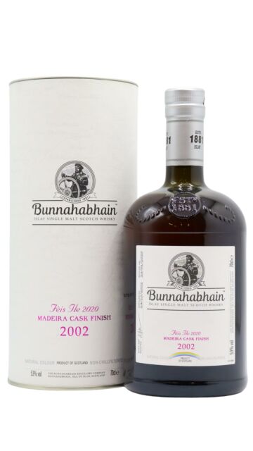 Bunnahabhain - Feis Ile 2020 - Madeira Cask Finish Islay Single Malt Scotch 2002 Whisky