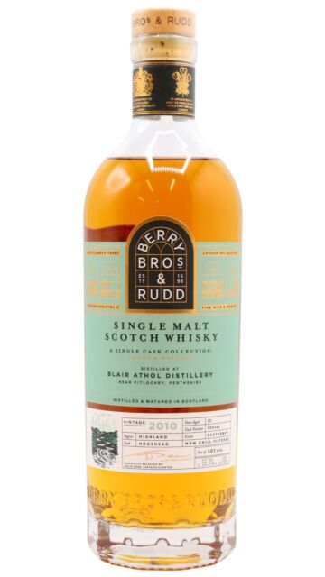 Blair Athol - Glens & Valleys - Berry Bros & Rudd Single Cask #303323 2010 13 year old Whisky