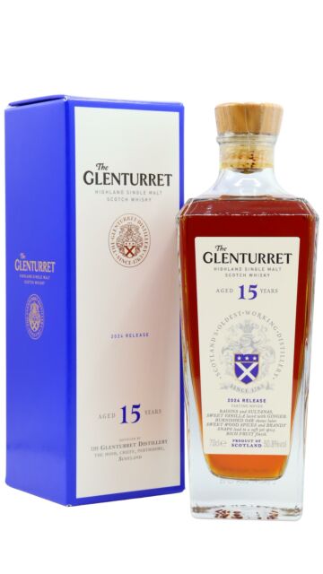 Glenturret - 2024 Release Single Malt Scotch 15 year old Whisky