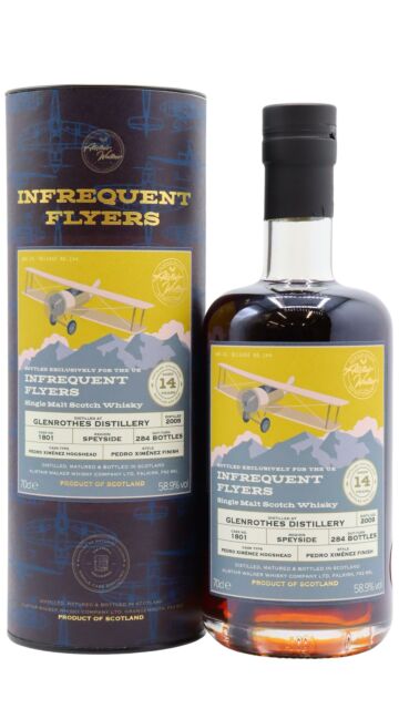 Glenrothes - Infrequent Flyers Single Pedro Ximenez Cask #1801 2009 14 year old Whisky