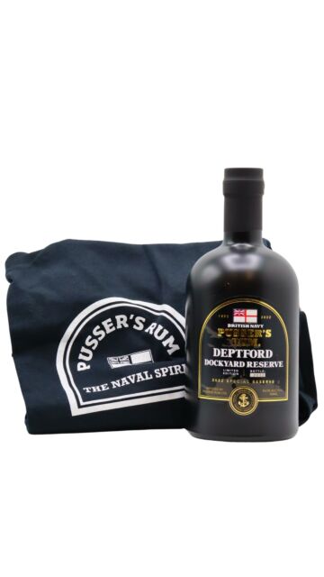 Pusser's - Deptford Dockyard Reserve Limited Edition Rum (Includes T-Shirt)