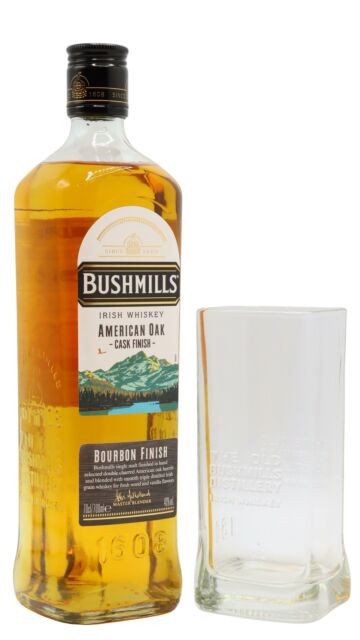 Bushmills - American Oak Cask Finish Irish Whiskey (Includes Highball Glass)