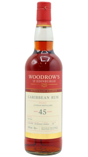 Woodrow's of Edinburgh - Single Cask Cuban 1978 45 year old Rum