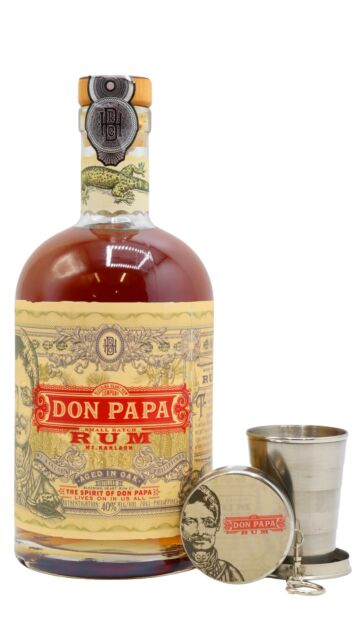 Don Papa - Aged In Oak Filipino 7 year old Rum (Includes Metal Cup)