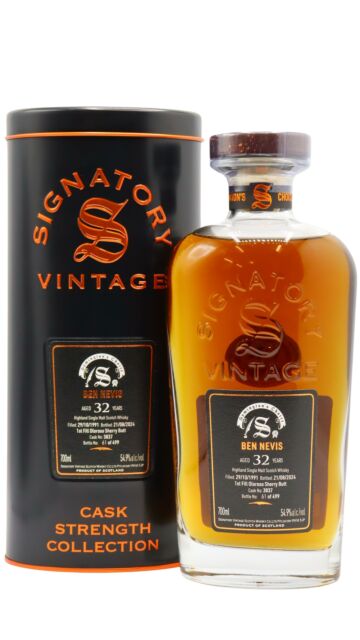 Ben Nevis - Signatory Vintage Symington's Choice Single Cask #3837 1991 32 year old Whisky