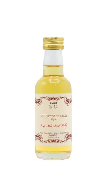 Bunnahabhain - Single Cask Nation - Single Cask #7403 1988 28 year old Whisky Miniature