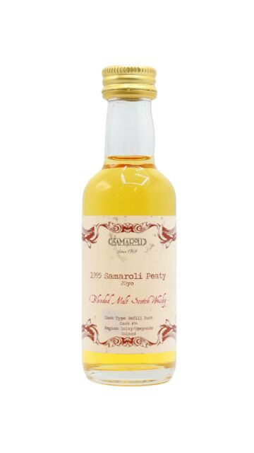 Samaroli - Peaty Blended Malt Scotch 1995 20 year old Whisky Miniature