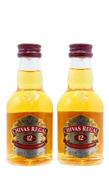 Chivas Regal - Blended Scotch 12 year old Whisky Miniatures (2 x 5cl)