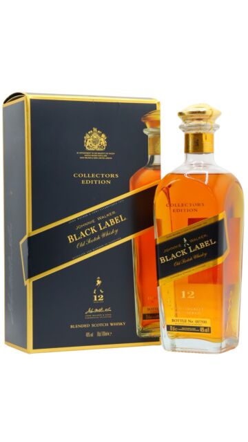 Johnnie Walker - Black Label Collectors Edition Blended Scotch 12 year old Whisky