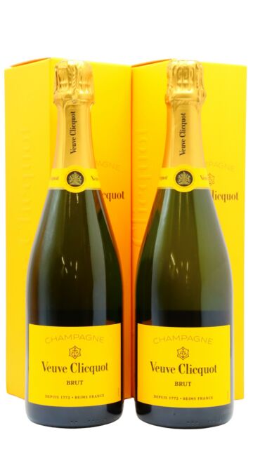 Veuve Clicquot - Yellow Label Brut Champagne (2 x 75cl)