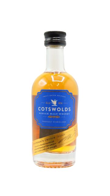 Cotswolds - Founders Choice English Single Malt Whisky Miniature