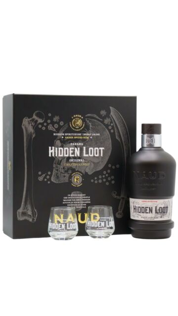 Naud - Hidden Loot Original Spiced Rum Glass Pack