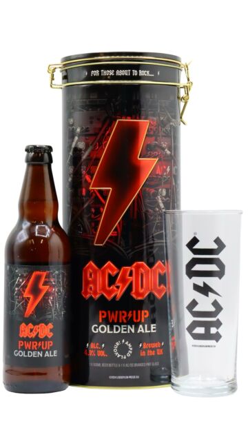 AC/DC - Power Up Golden Ale Beer Gift Pack