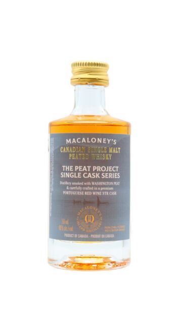 Macaloney’s - The Peat Project Single Cask Canadian Whisky Miniature