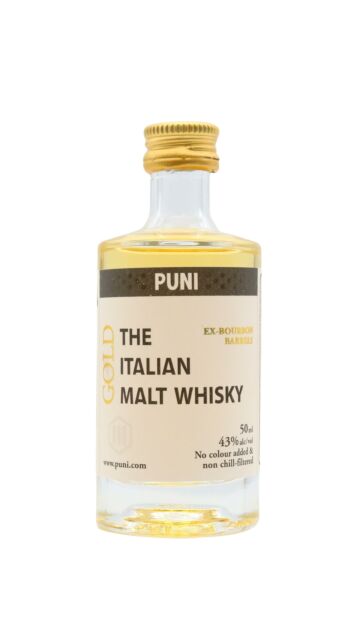 Puni - Gold - Italian Malt Whisky Miniature