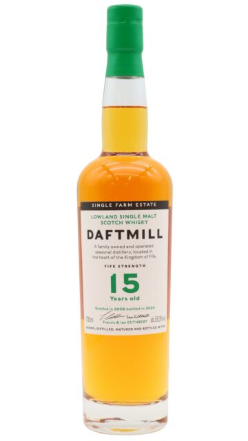 Daftmill - Fife Strength 2024 Release Single Malt Scotch 2009 15 year old Whisky