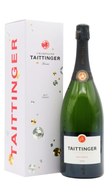 Taittinger - Brut Reserve NV Champagne (2 x 75cl) (Includes Gift