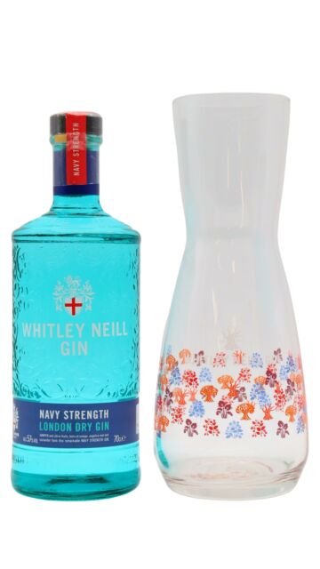 Whitley Neill - Navy Strength London Dry Gin (Includes Carafe)