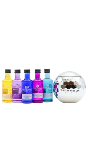 Whitley Neill - Discoball Cup Gin Miniature Gift Pack