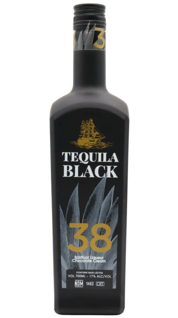 Tequila Black - 38 Chocolate Cream Liqueur