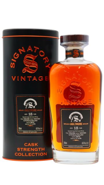 Aultmore - Signatory Vintage Symington's Choice Single Cask #900192 2006 18 year old Whisky