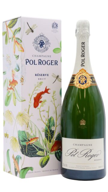 Pol Roger - Brut Reserve Champagne (1.5 Litre Magnum) (Gift Box)