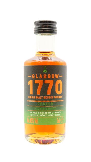 Glasgow 1770 - Peated Single Malt Whisky Miniature