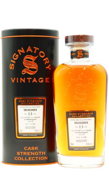 Inchgower - Signatory Vintage Cask Strength Collection Single Cask #109 2011 13 year old Whisky