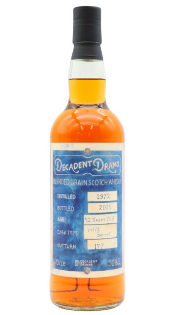 Decadent Drinks - Decadent Drams Vatted Grain Blended Scotch 1972 52 year old Whisky