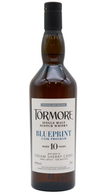 Tormore - Blueprint Cream Sherry Single Malt Scotch 10 year old Whisky