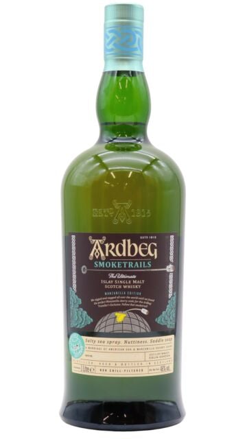 ウイスキー Ardbeg Smoketrails 1000ml 46% Ardbeg Smoketrails Manzanilla Edition Whisky (1 Liter)