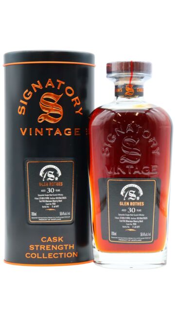 Glenrothes - Signatory Vintage Symington’s Choice Single Cask #933 1995 30 year old Whisky