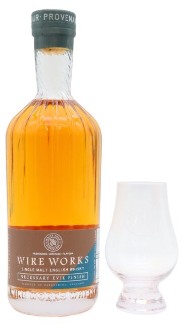 White Peak - Wire Works - Necessary Evil Batch 3 Single Malt Scotch Whisky (Includes Glencairn Glass)