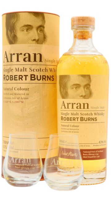Arran - Robert Burns Single Malt Scotch Whisky (Includes Branded Glass)