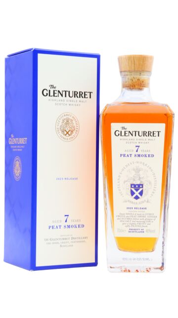 Glenturret - 2025 Release Peat Smoked Single Malt Scotch 7 year old Whisky