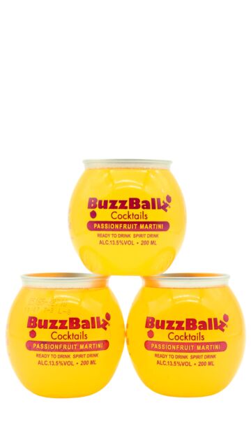 BuzzBallz - Passionfruit Martini Cocktail (3 x 20cl)